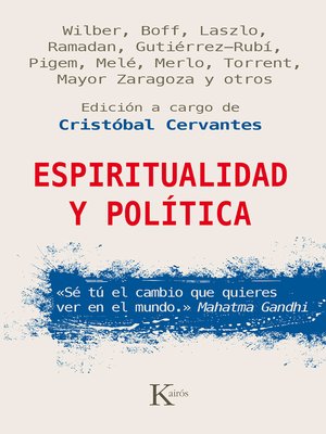 cover image of Espiritualidad y política